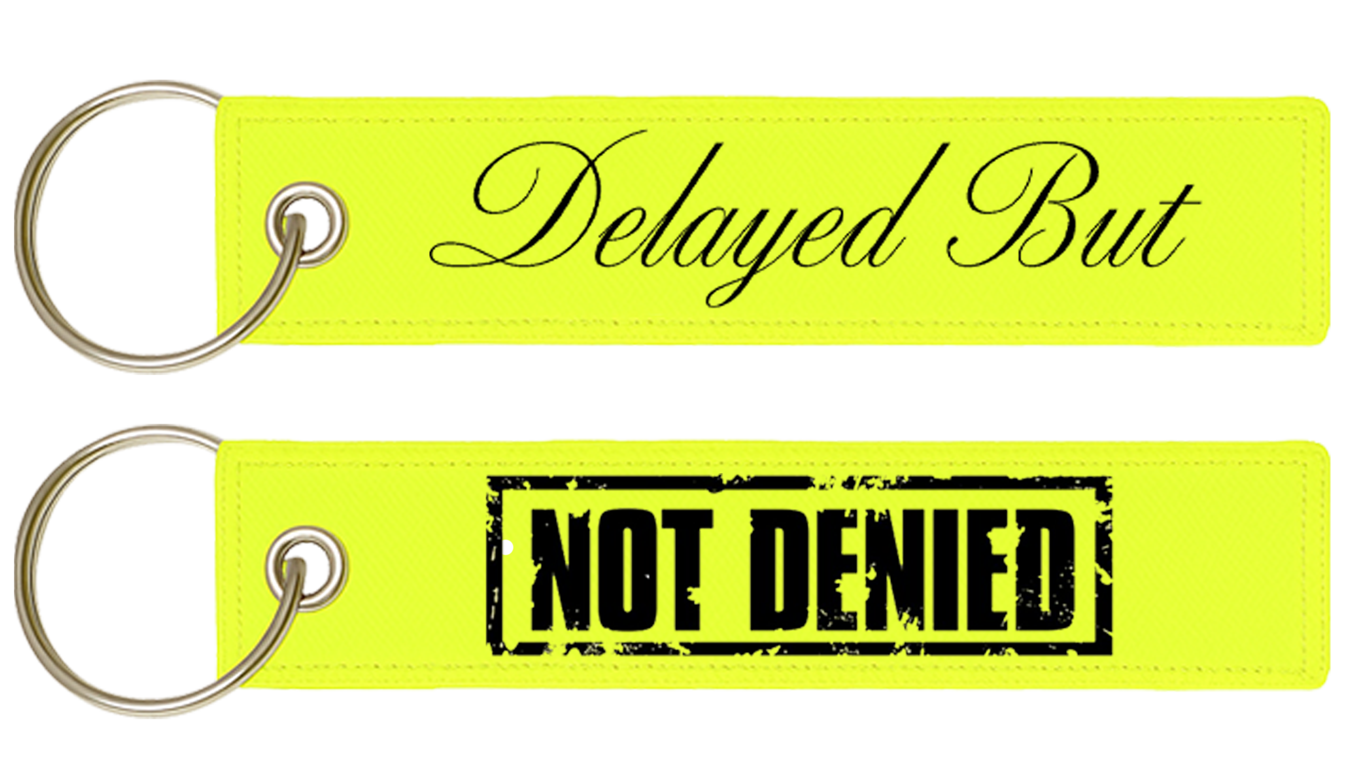 Custom Double-Sided Keychain: Personalized Jet Tag with Text/Logo